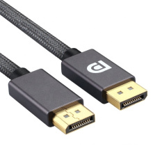 DP Cable Factory Custom 8K@60Hz 4K@144Hz  DP 1.4V Male to Male Extention Cable